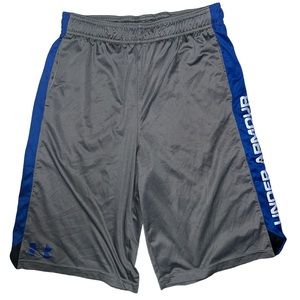 UNDER ARMOUR | BOYS ATHLETIC COLORBLOCK DRAWSTRING SHORTS SZ L